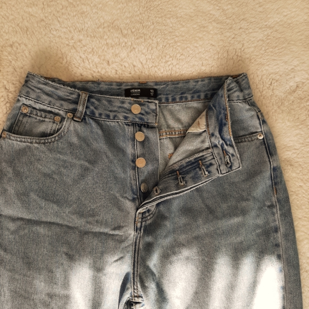High waisted button up Mum jeans - Picture 5 of 5